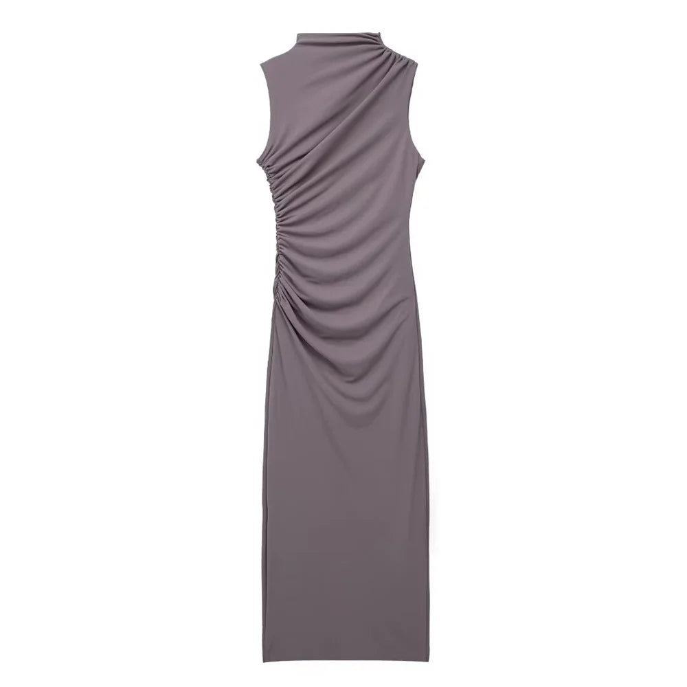 Women Dress™ Spring And Summer Fashionable Pleated Decorative Dress