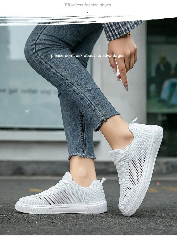 Women's breathable outdoor shoes™ summer mesh hollow casual sneakers