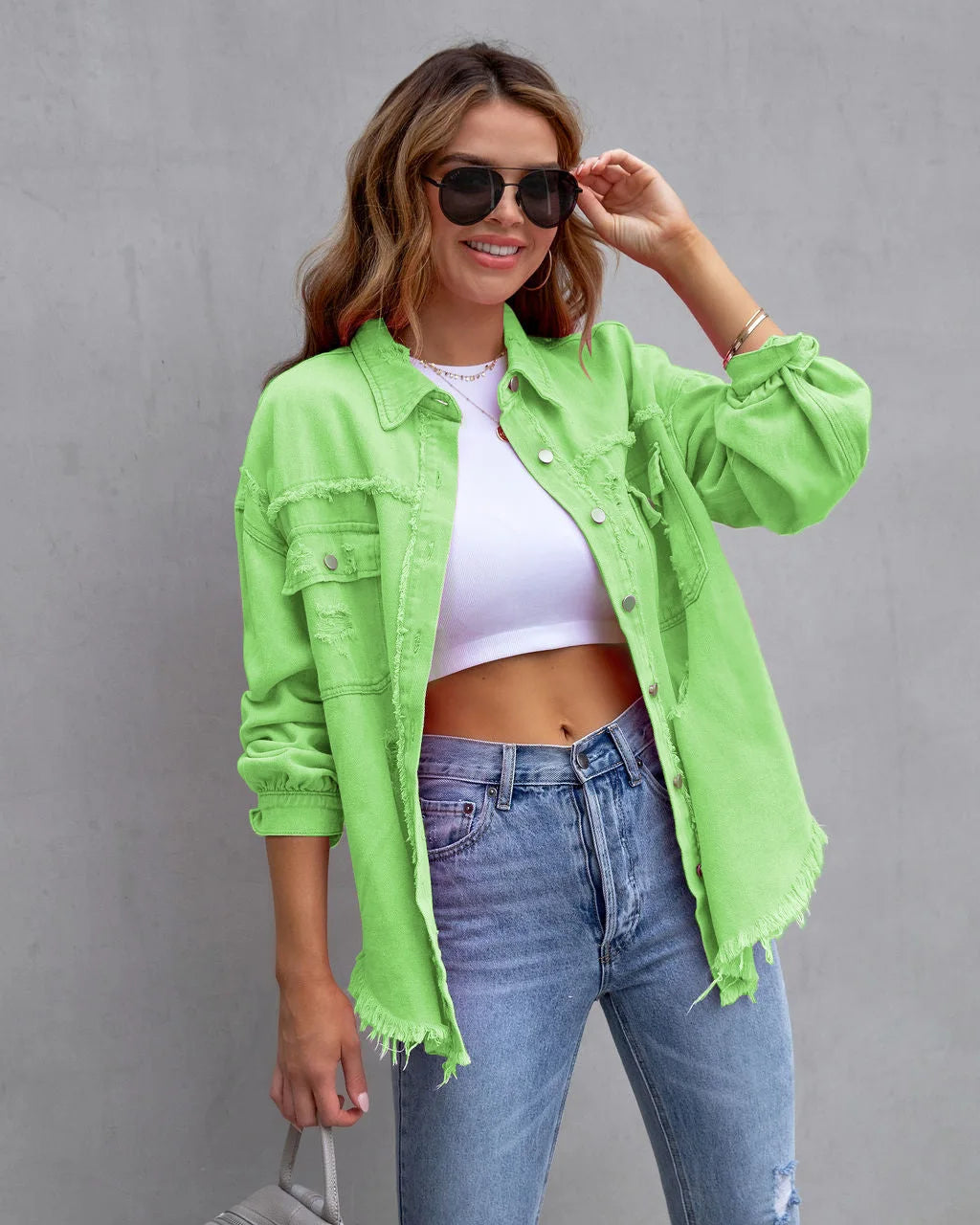Women's Denim Shirts™ Vintage Oversized Loose Shirt