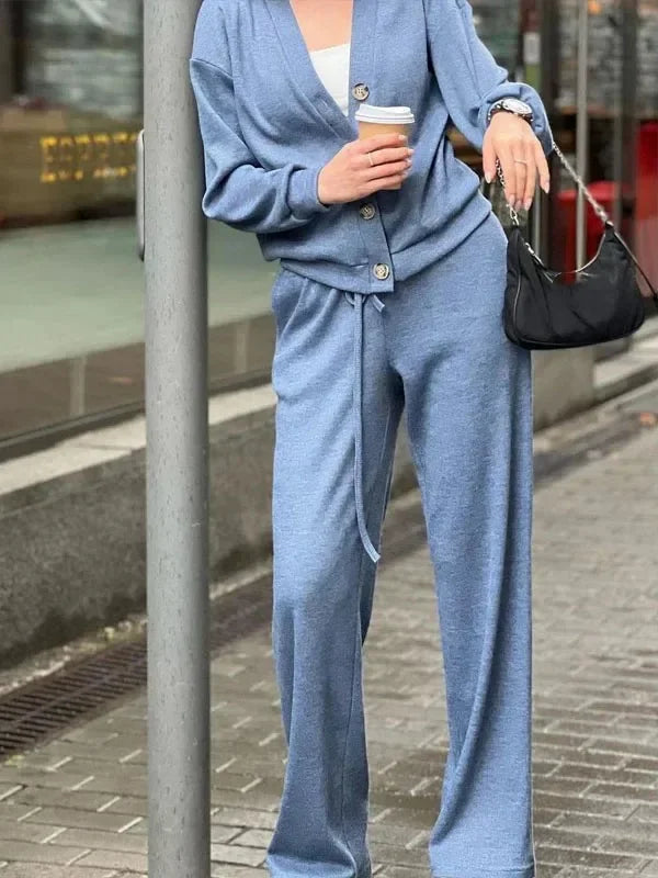 Women's Comfortable Sporty Set™ Casual Jacket Open Cardigan + Long Pants Set