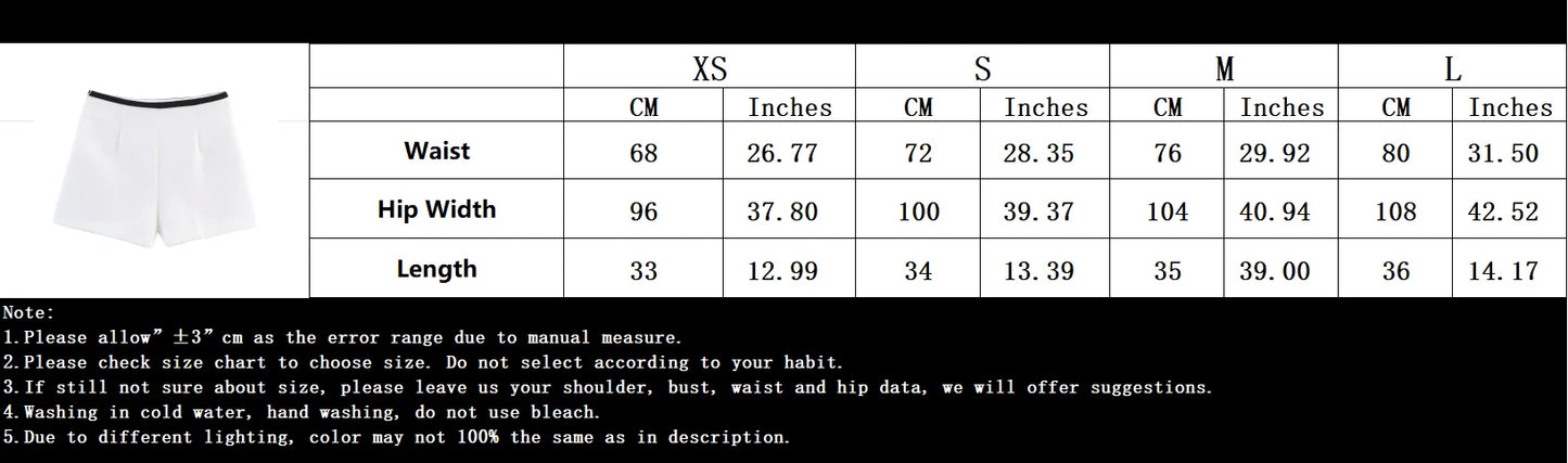 Women's Summer Suit™ TRAFZA Causal Chic Patchwork V Neck Double Breasted Vest Blazer Straight Shorts Spring Summer Sets