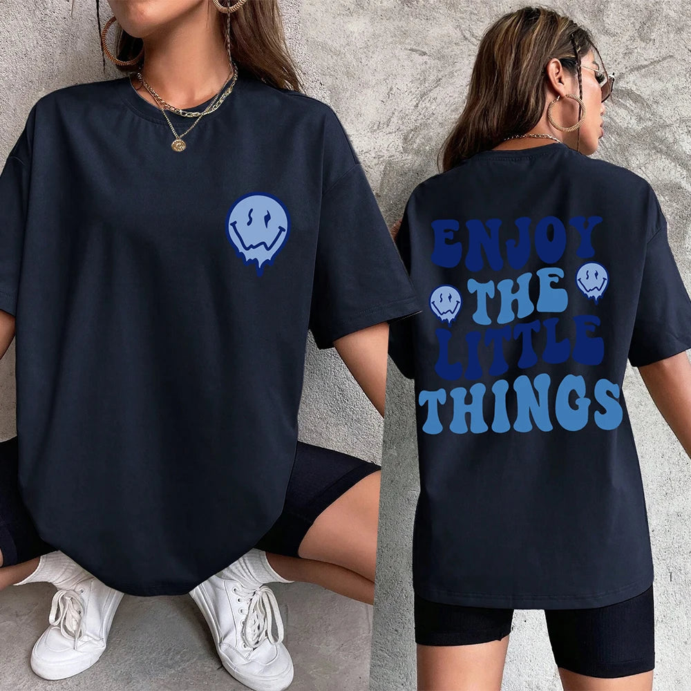 Women's Letter Printed Women T-Shirts™ Loose Oversized Casual Short Sleeves Tees