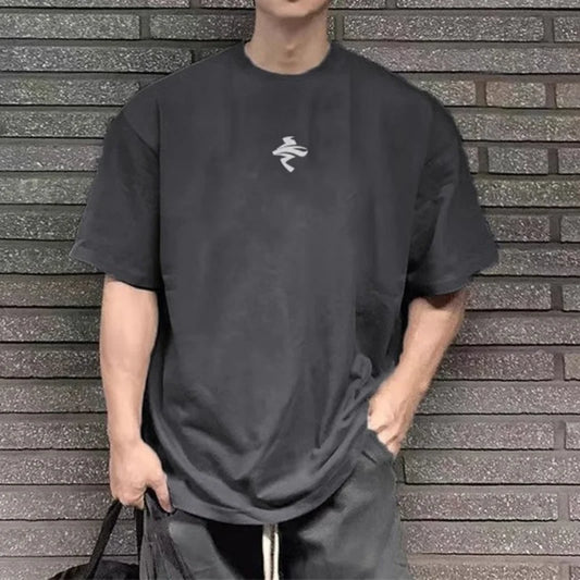 Men's Loose Oversized T-shirt™ Short Sleeves Training Mesh T-shirt