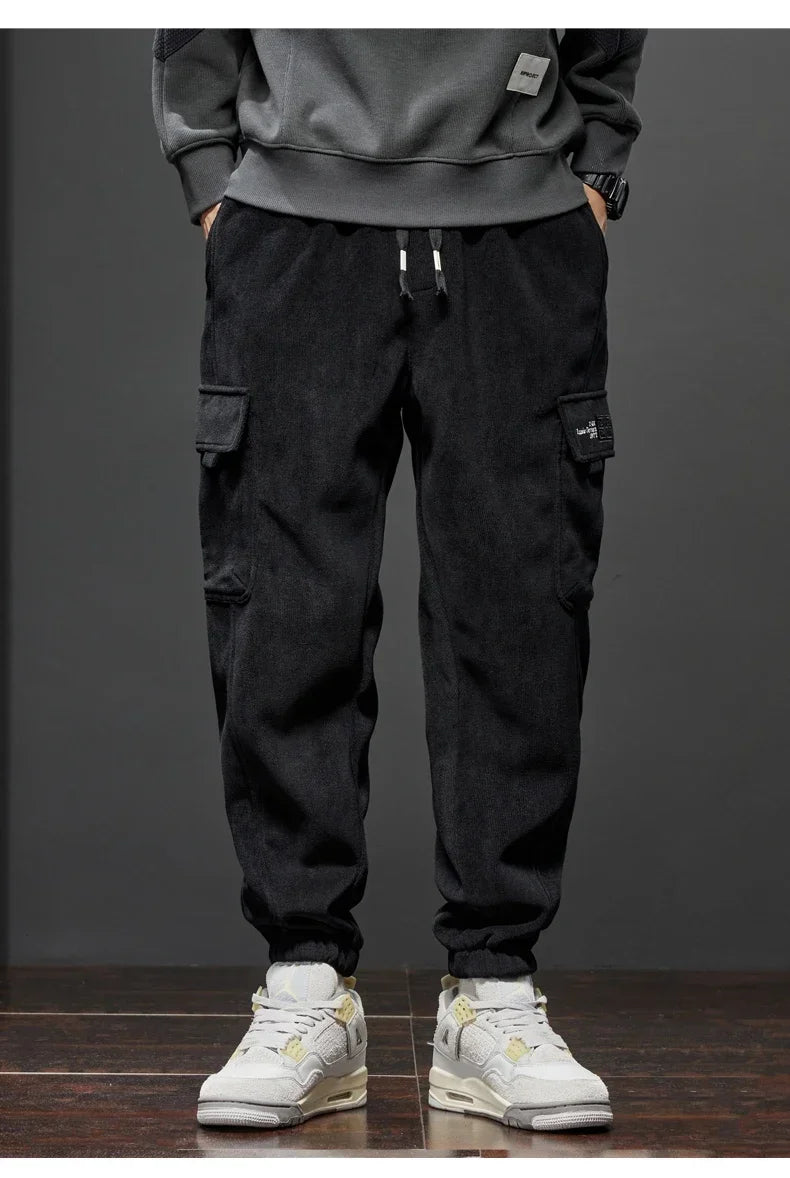 Men's Elastic Waist Jogging™ Spring Autumn New Style Stretch Straight Drawstring Pants