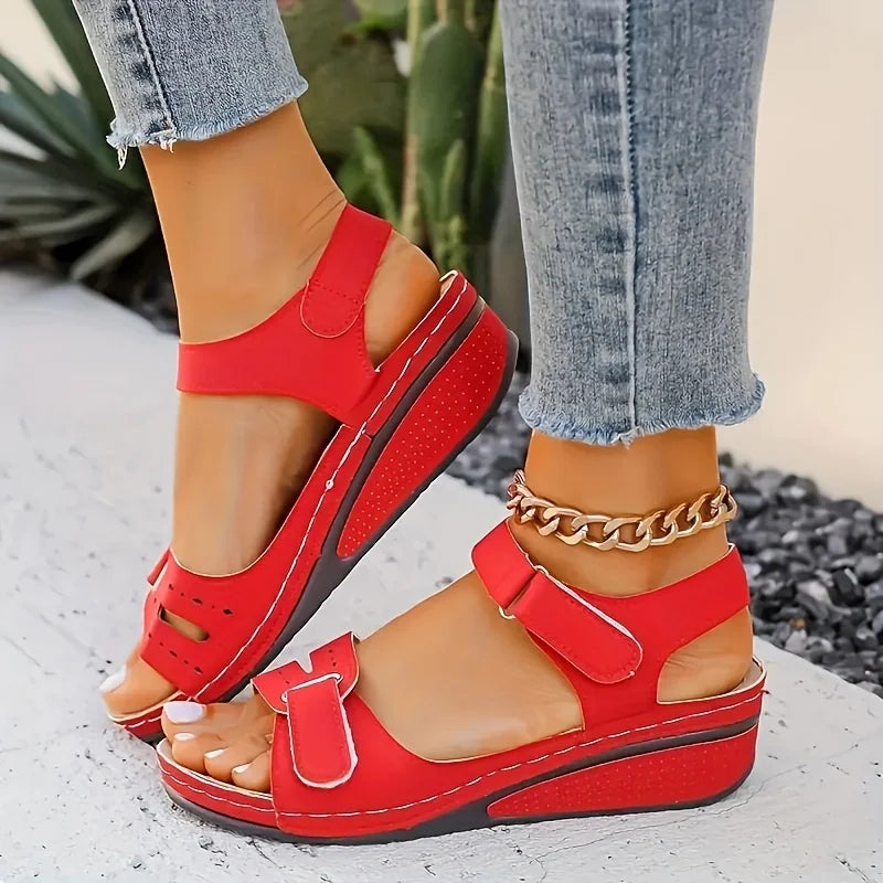 Women's Open Toe Sandals™ Summer Softs Wedge Buckle Orthopedic Sandals
