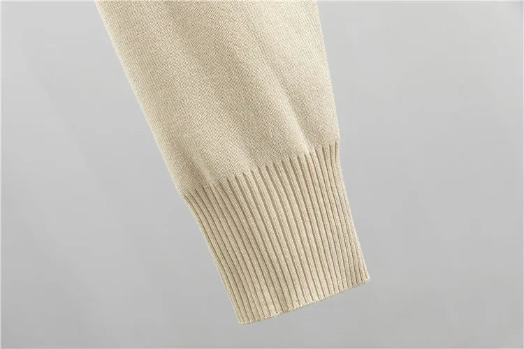 Women Tracksuit™ Spring Autumn 3 Piece Women Cardigan Tracksuits Knitted Pocket Pant Set Ladies Sweater