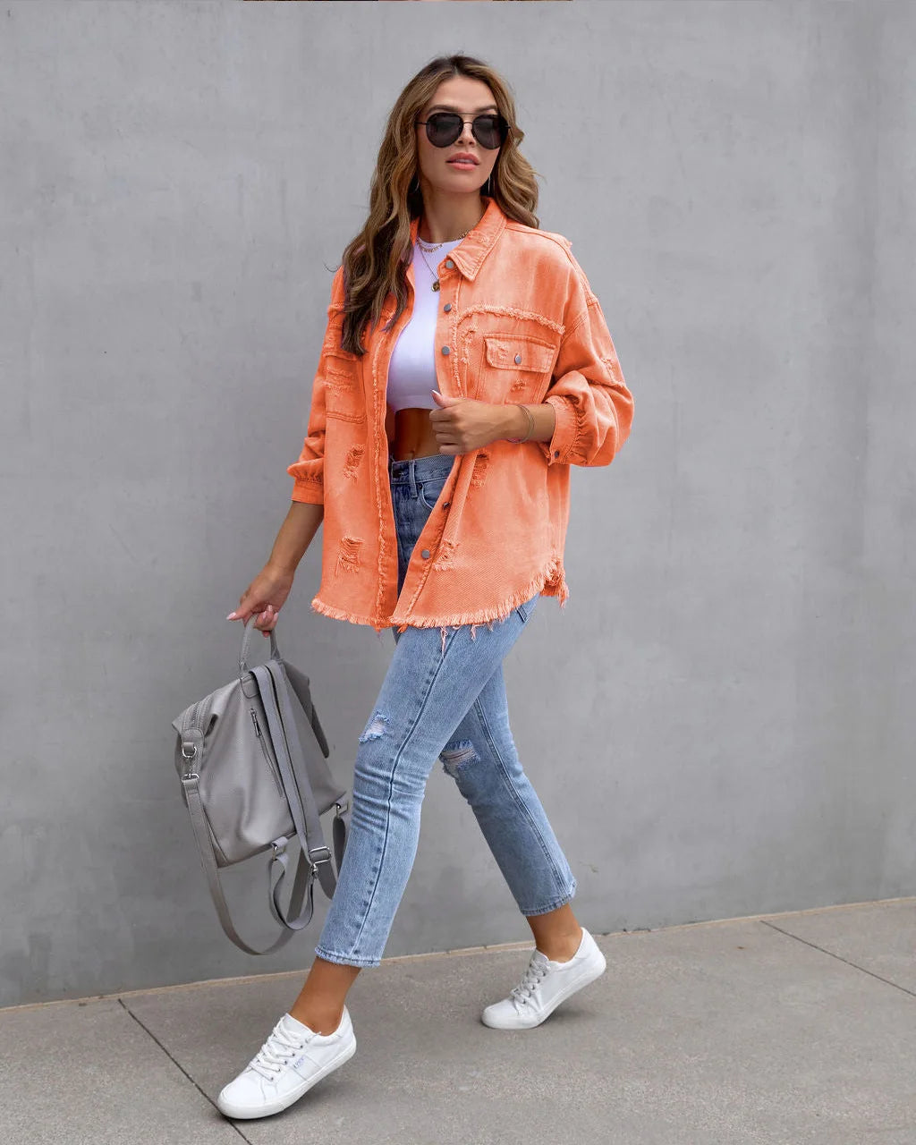 Women's Denim Shirts™ Vintage Oversized Loose Shirt