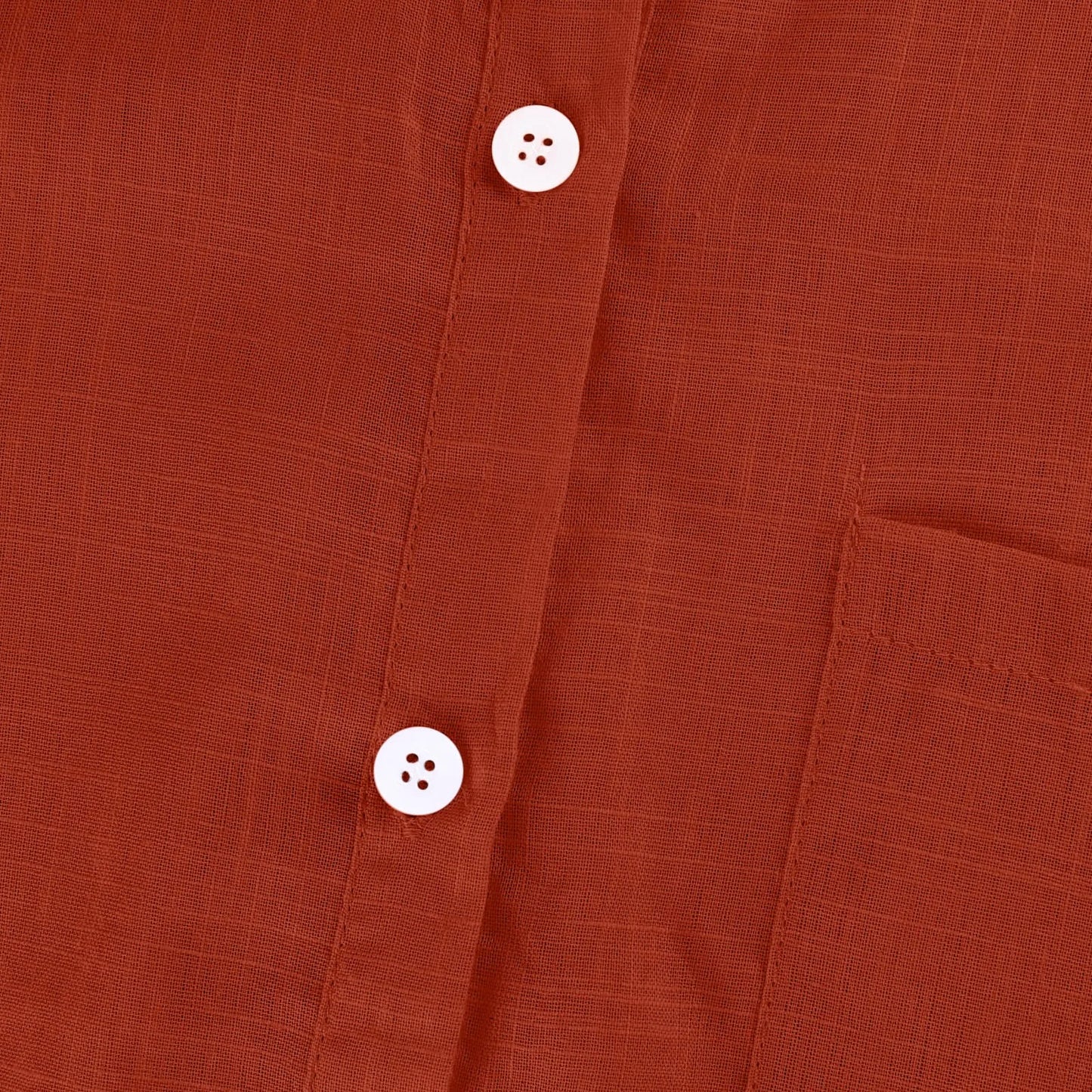Women's  Cotton Linen Classic Shirts™ Short Sleeve Lapel Button Down Shirt