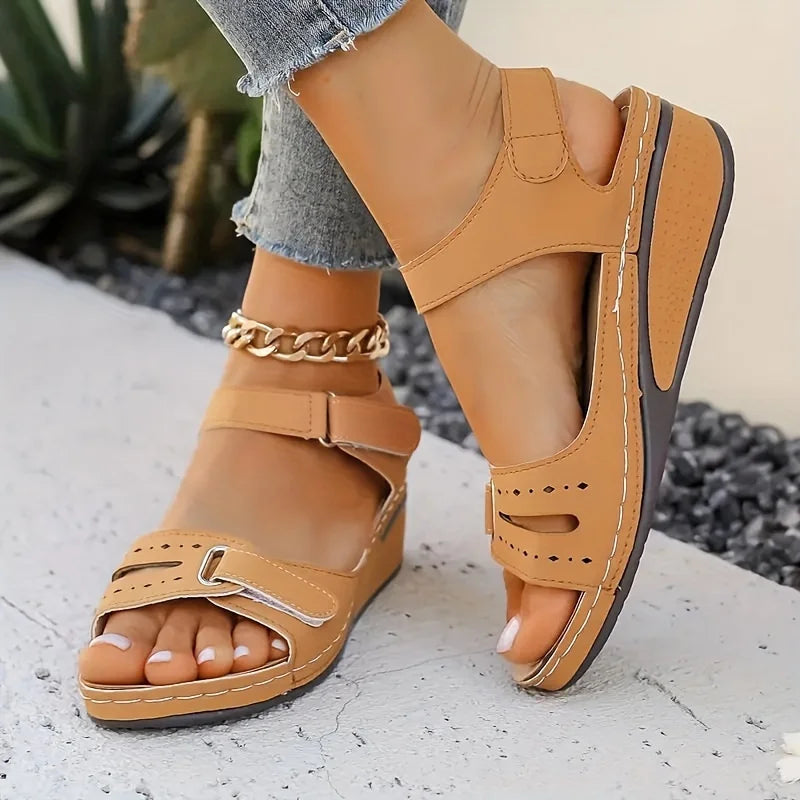 Women's Open Toe Sandals™ Summer Softs Wedge Buckle Orthopedic Sandals