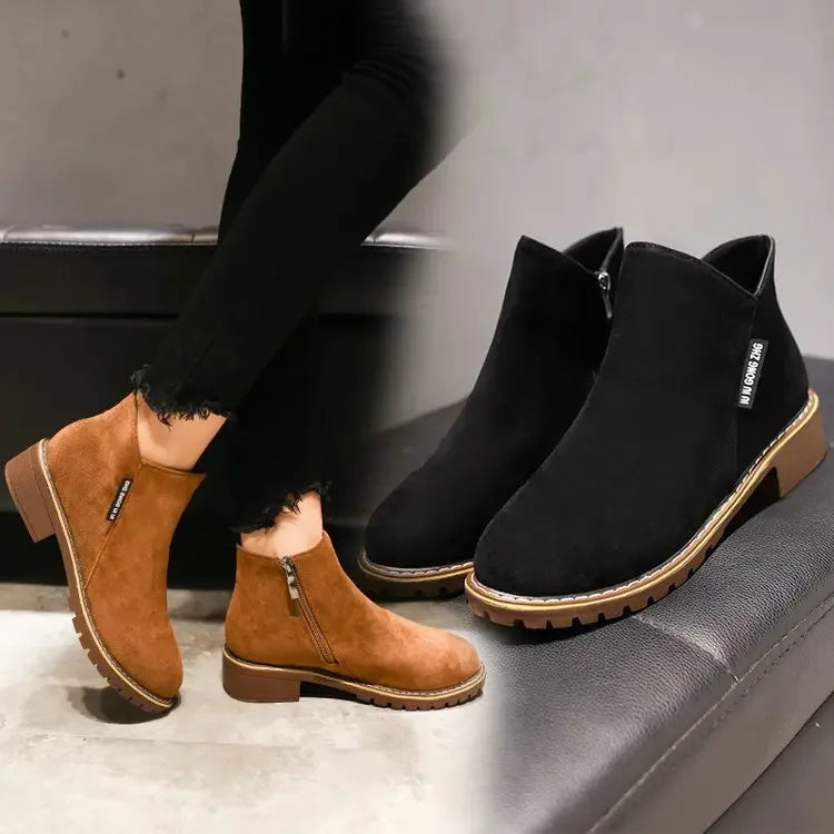 Women's Shoes™ Chelsea Type Leather Shoes