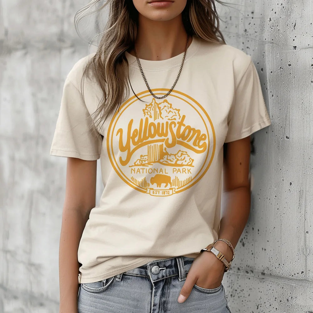 Women's Yellowstone Letter Printed t-shirts