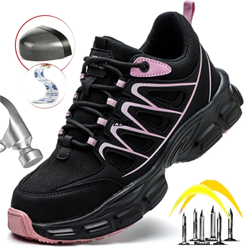 ZLMY Women's Safety Shoes™ Breathable Steel Toe Puncture Proof Sneakers