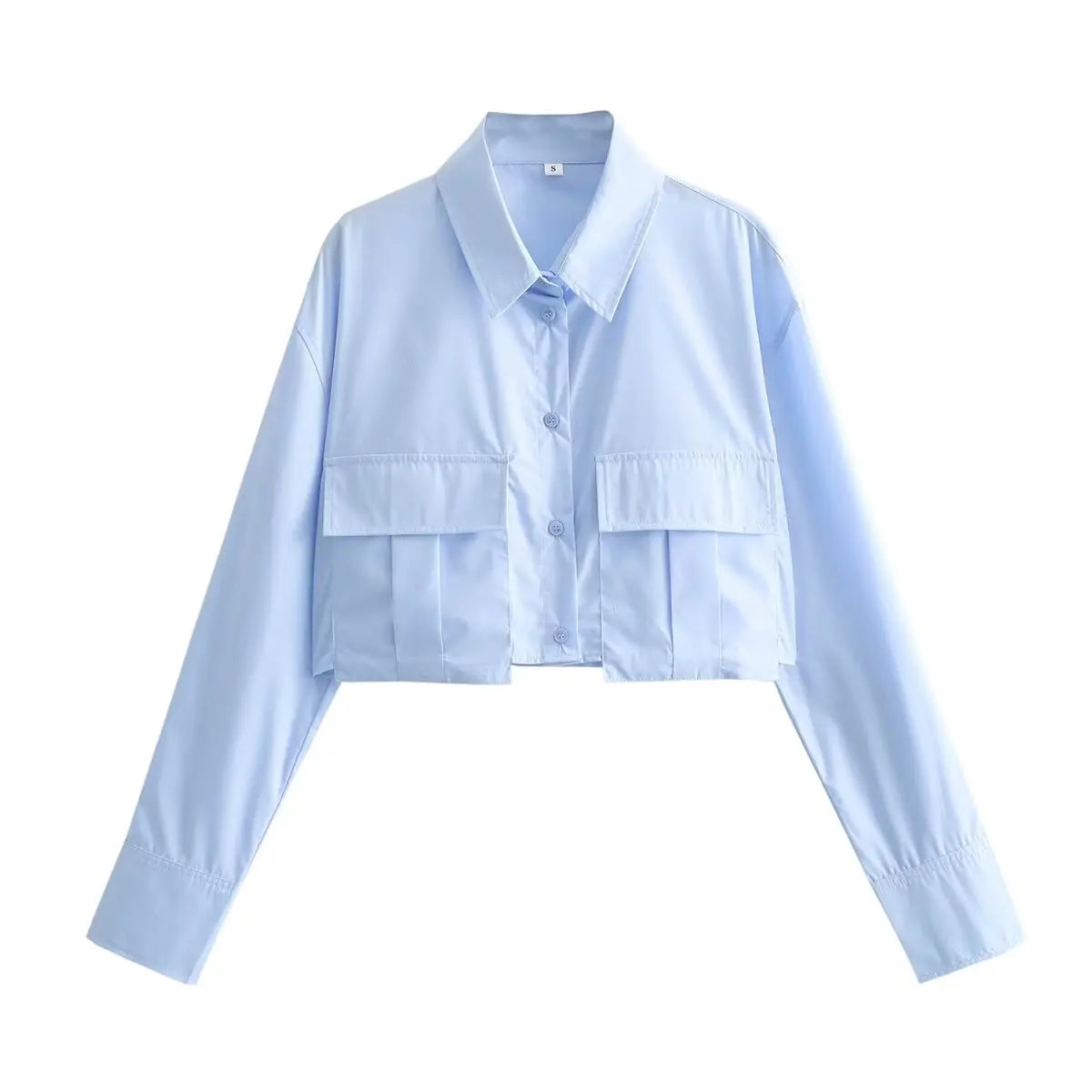 Women's TRAFZA  Long Sleeve With Pocket Shirt™ Casual Loose Versatile Shirt