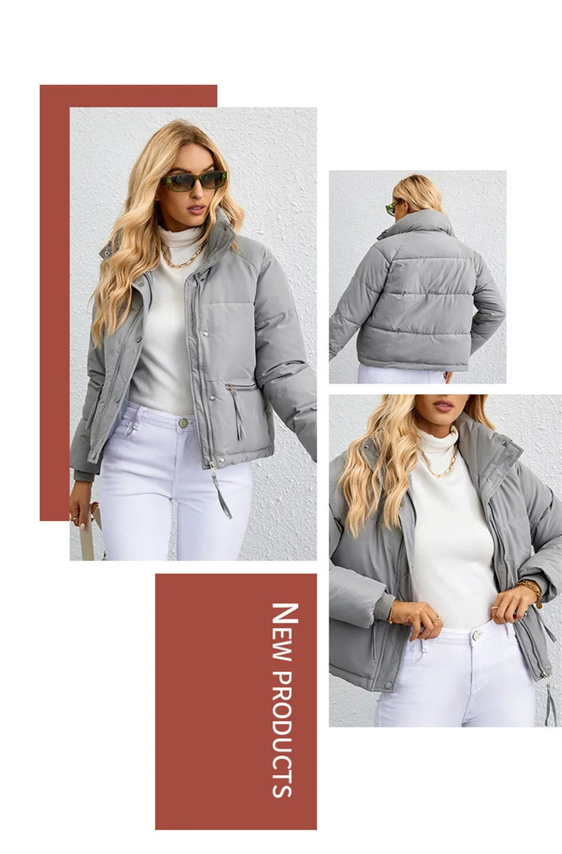 Women's Cotton Jacket™ Short Korean Collar Parkas jackets