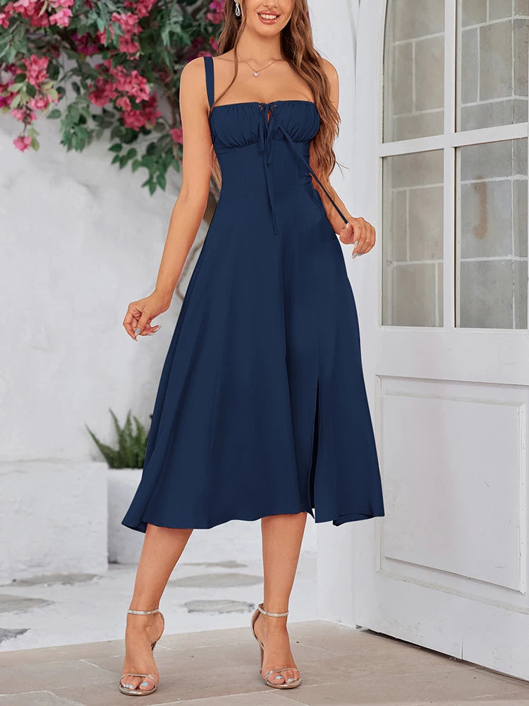 Women's Sleeveless Long Dress™ Padded Boned Robe Elegant Party Dresses