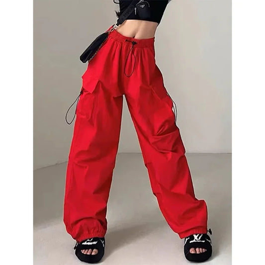 Women's American Vintage Pants™  Loose Fit High Straight Leg Trousers