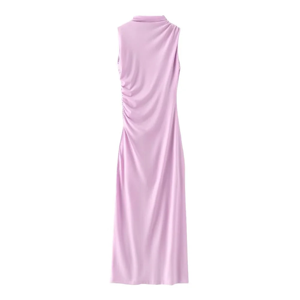 Women Dress™ Spring And Summer Fashionable Pleated Decorative Dress