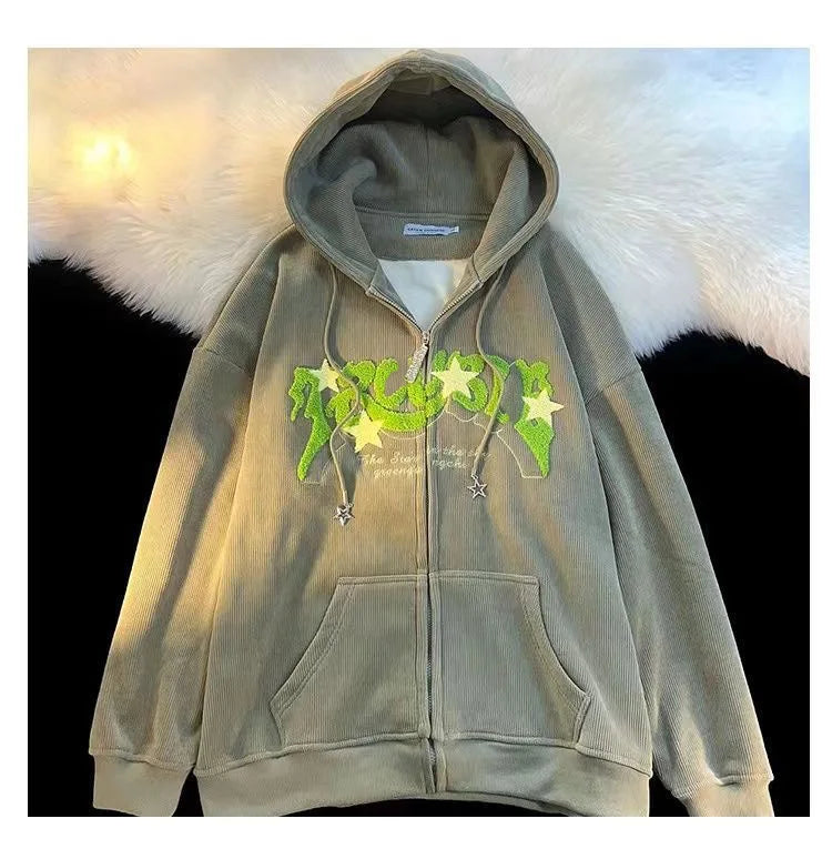 Women's Zip Up Hoodies™ Long Sleeve Harajuku Y2K Sweatshirt