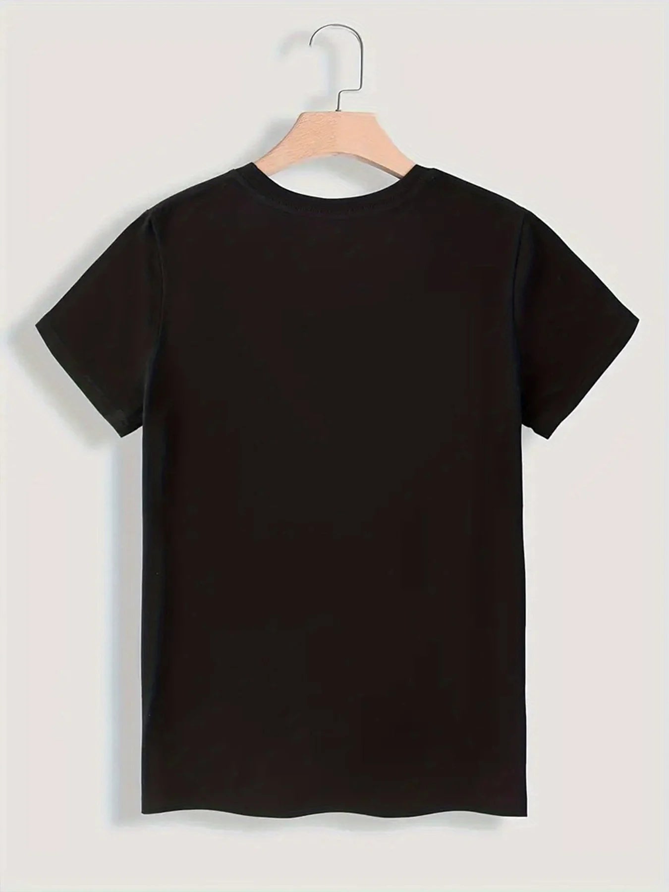 Women's Short sleeve t-shirt™ Vibrant Spanish Letter Print Short Sleeve Round Neck Summer Breathable t-shirt