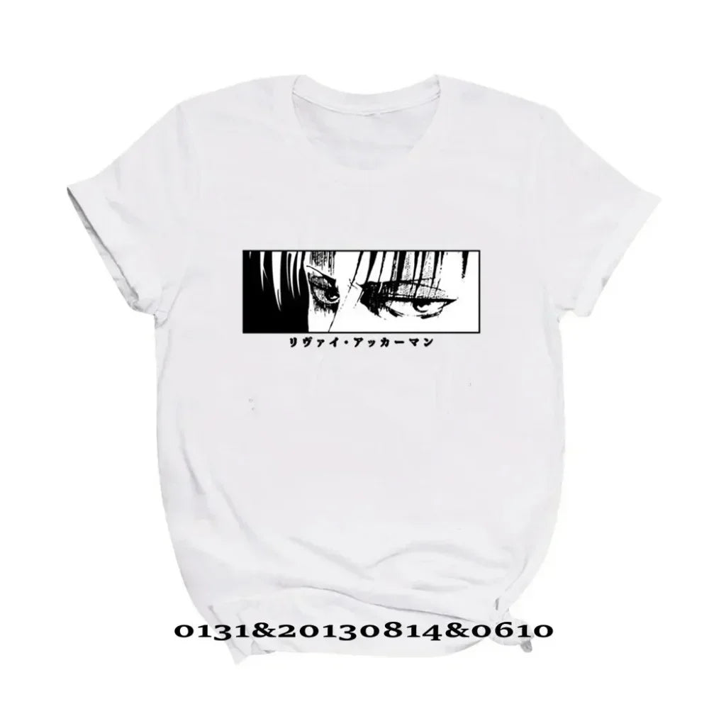 Women's T shirt™ Anime Attack on Titan Printed Cartoon Levi Ackerman Harajuku Tops