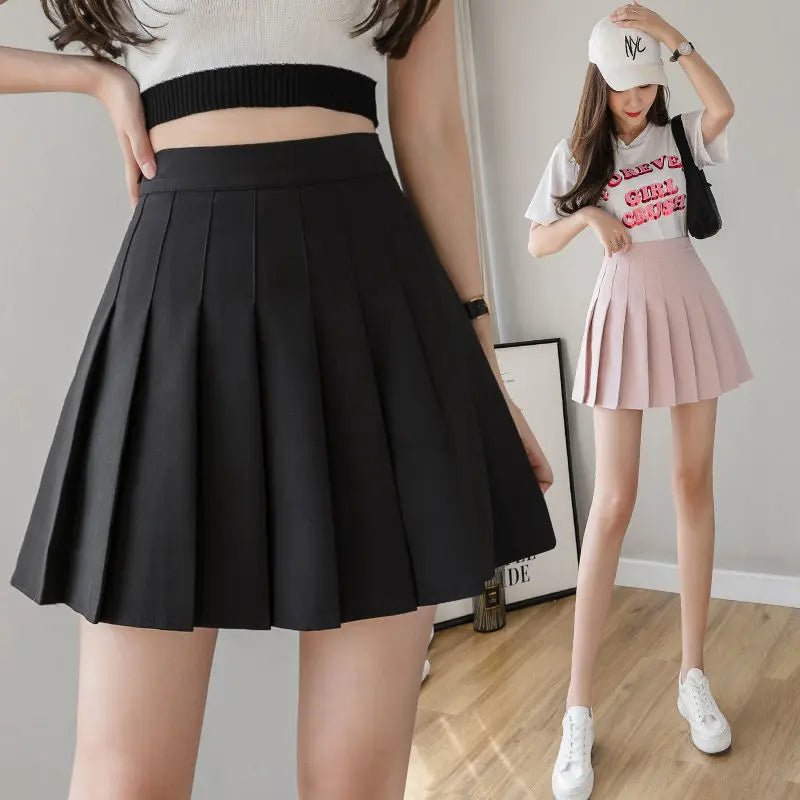 Women's Pleated Skirts™ High Waist Summer Vintage Tennis Student Dance Mini Skirt