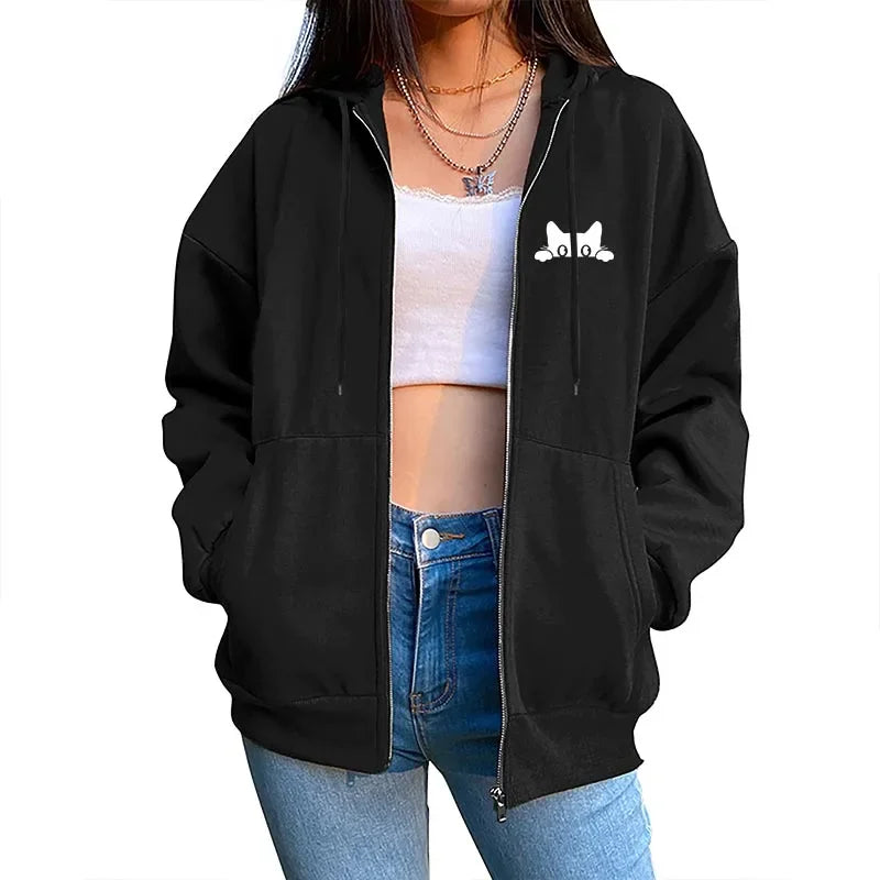 Women's Cardigan Hooded Sweatshirt™  Casual Jogging Versatile Sport Coat