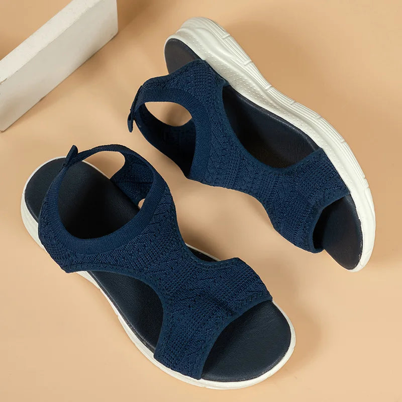 Women Summer Sandals™ Mesh Fish Platform Open Toe Wedge Sandals