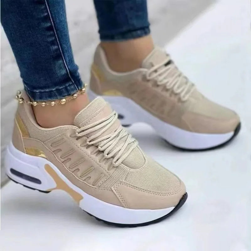 Women's Mesh Breathable Running Sneakers™ Vulcanize Platform Casual Chunky Shoes