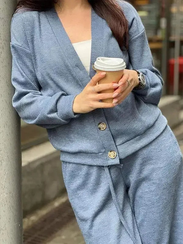 Women's Comfortable Sporty Set™ Casual Jacket Open Cardigan + Long Pants Set