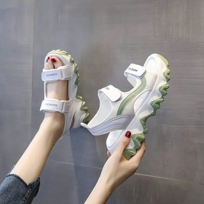 Women's Sporty Summer Sandals™ Wave Thick Bottom Platform Slippers
