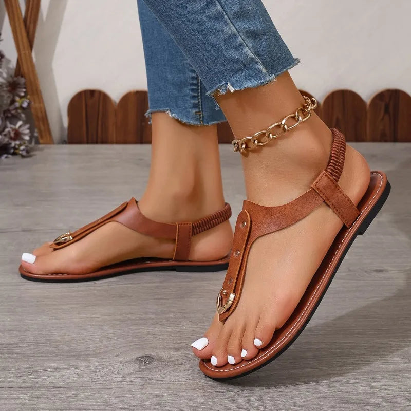 Women's Summer Sandals™ Flat Elastic Band Outdoor Sandals