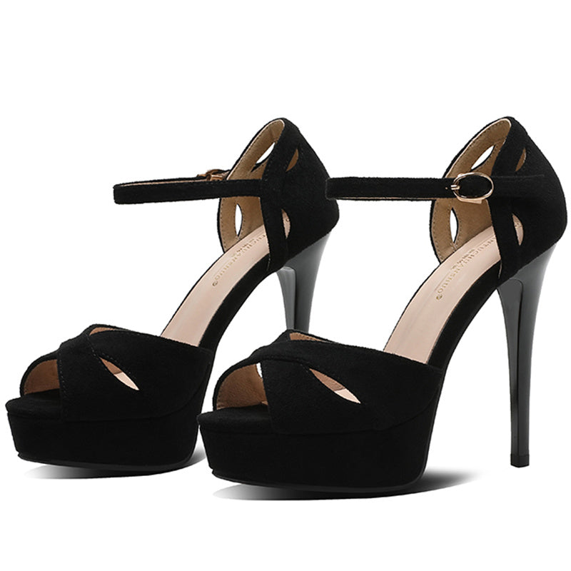 Women's High Heels™ Platform Strap Open Toe Ladies Pumps High Heels