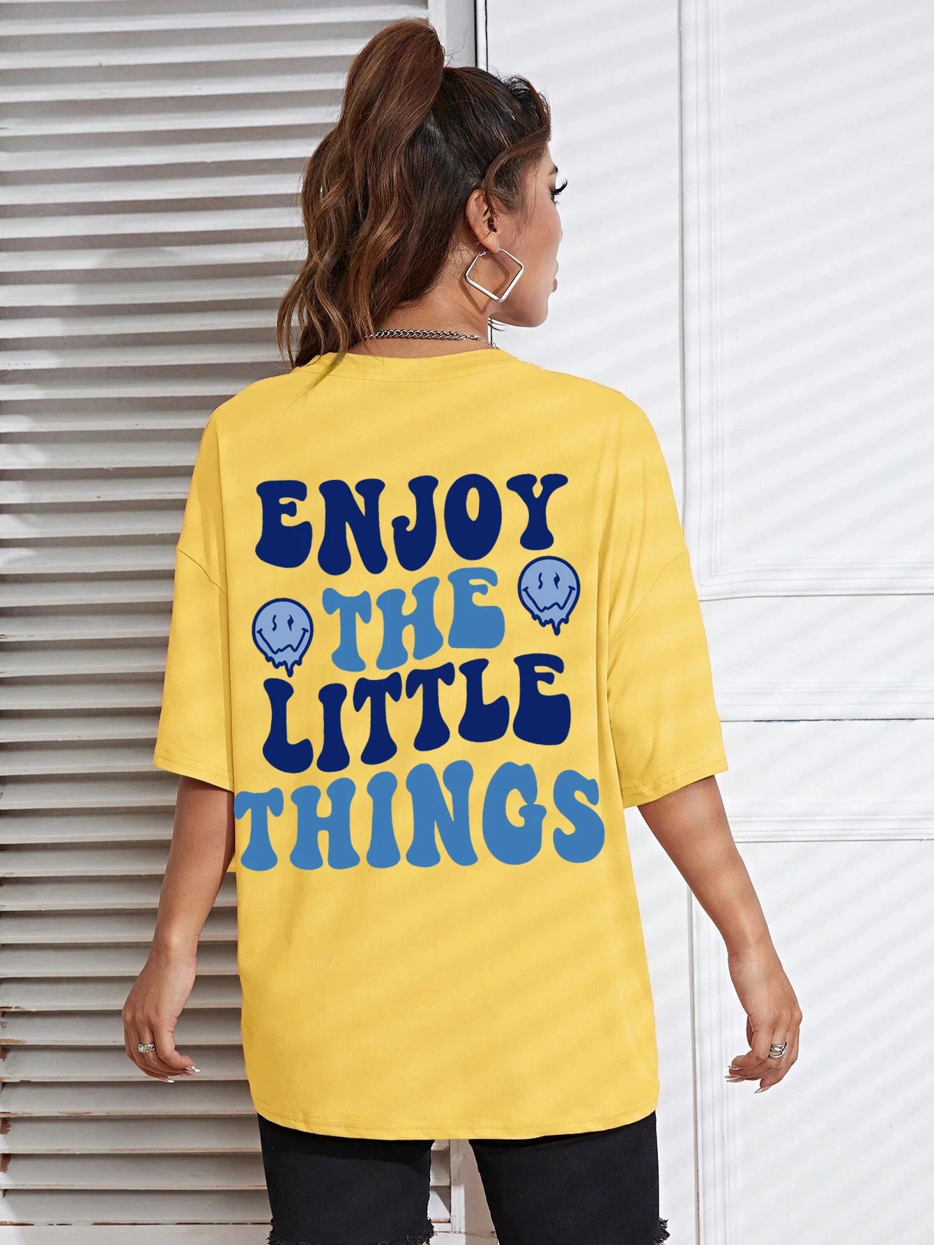 Women's Letter Printed Women T-Shirts™ Loose Oversized Casual Short Sleeves Tees