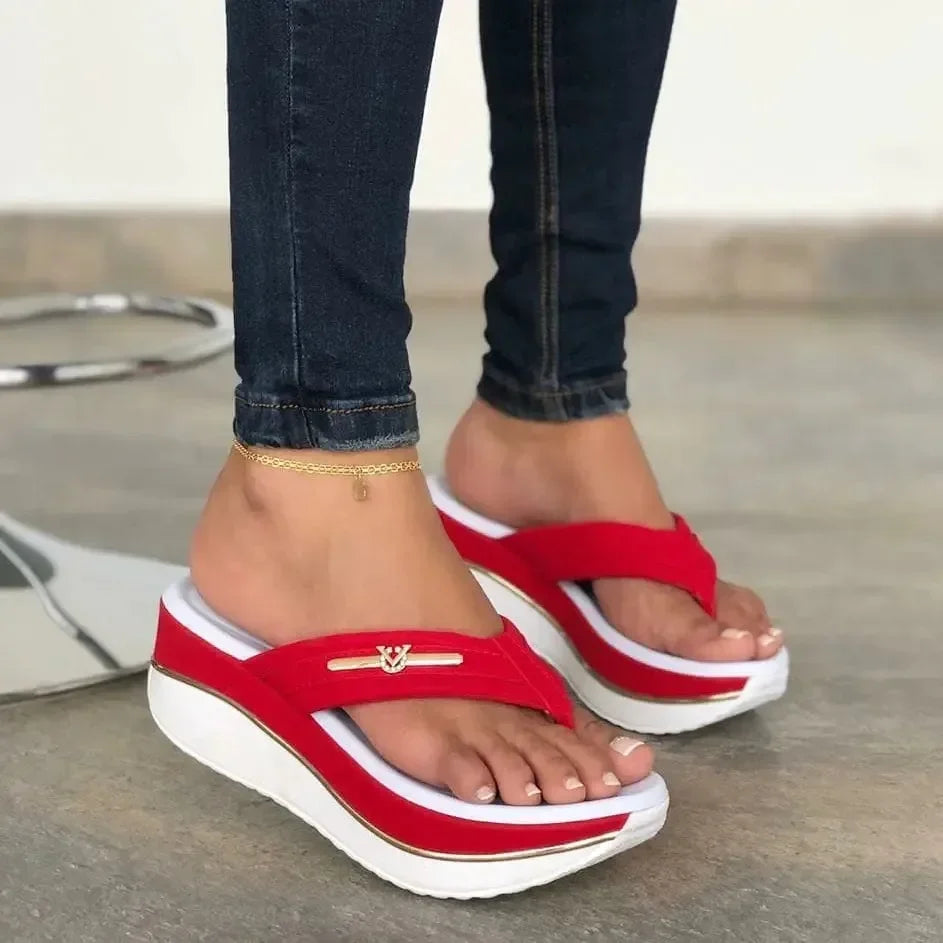 Women's Casual Slippers™ Platform Wedges Summer Slip-On Flip Slippers