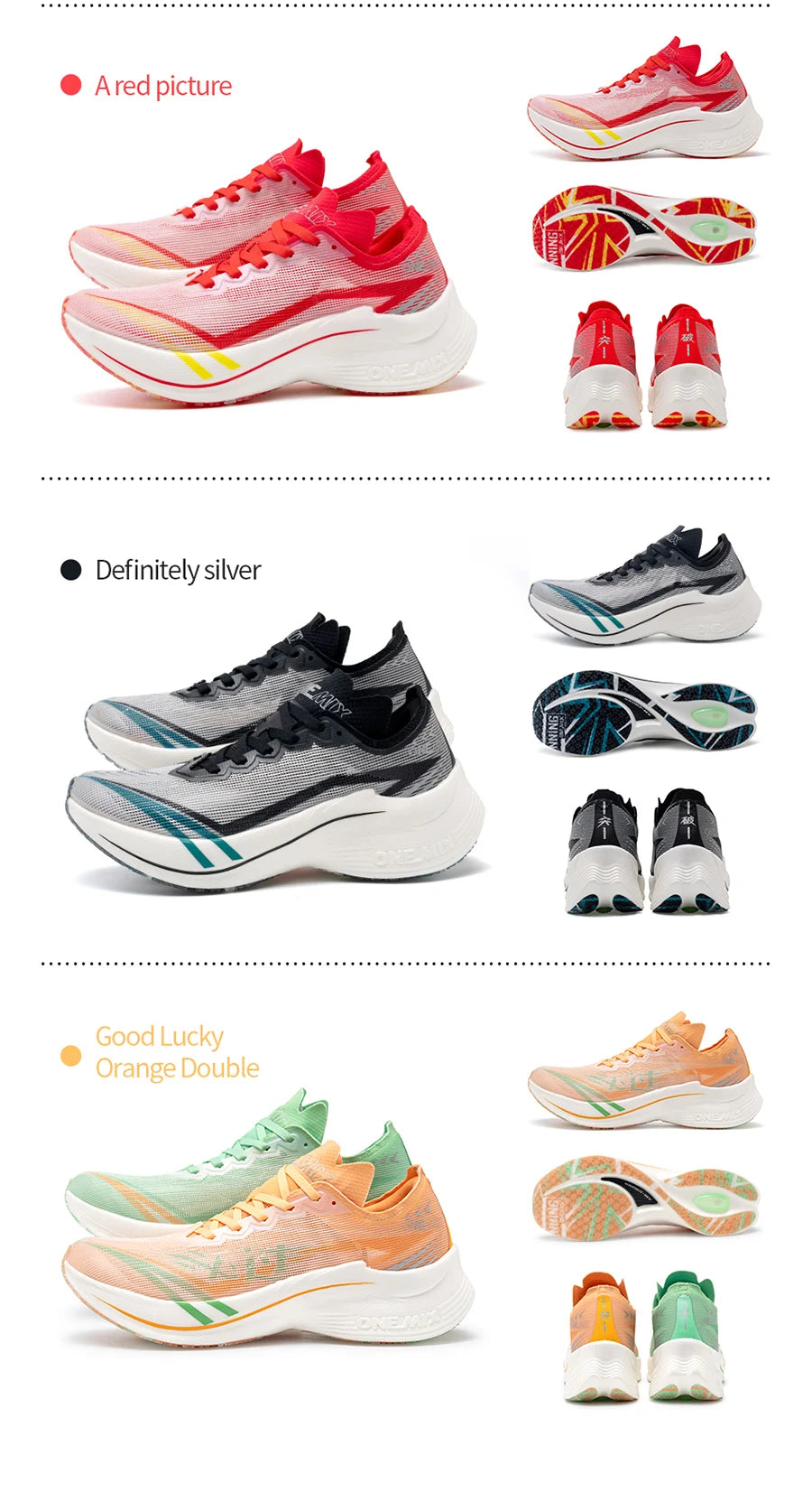 ONEMIX New Carbon Plate Sneakers™ Men And Women Shock-absorbing Ultralight Bounce Sneakers