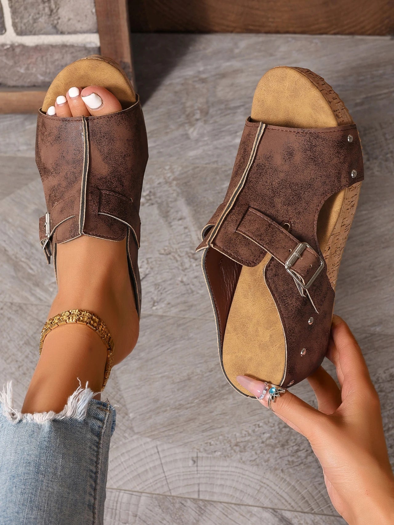 Women's Wedge Slippers™  Platform Heels Thick Soles Flip Flops