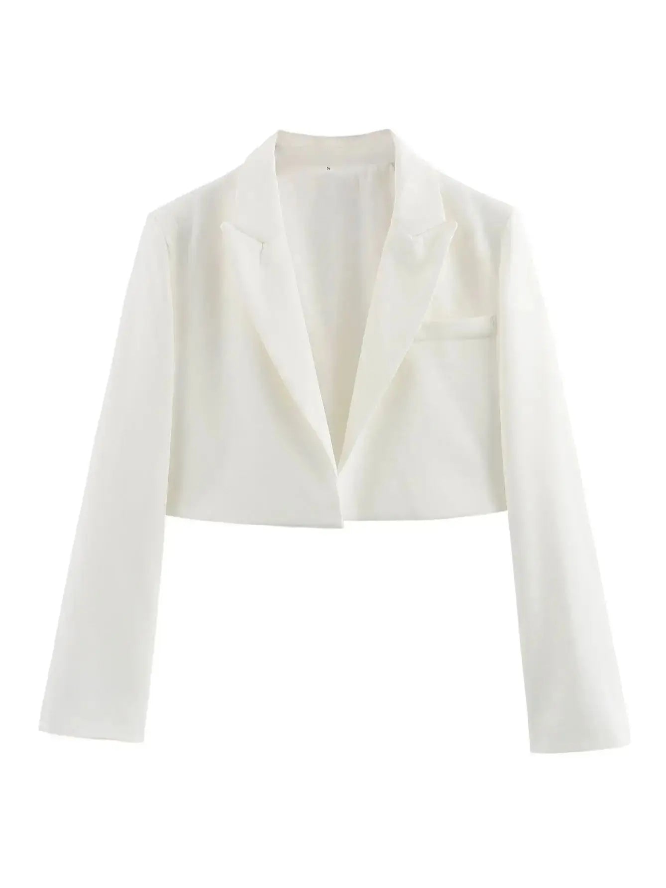 Women's Fashion Crop Blazer Jacket™ Long Sleeve Versatile Jacket