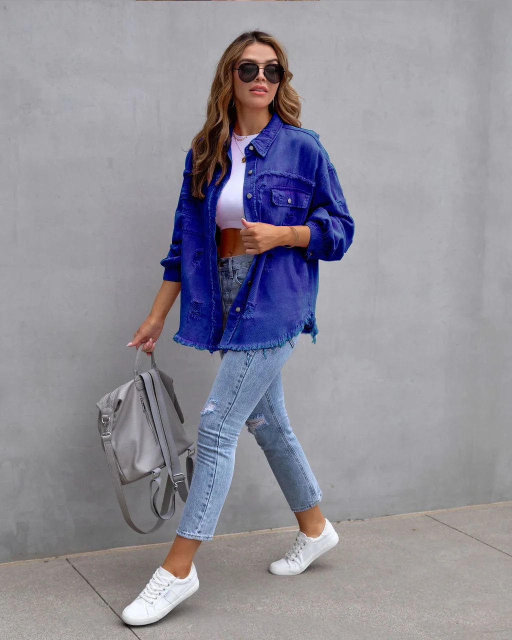 Women's Denim Shirts™ Vintage Oversized Loose Shirt