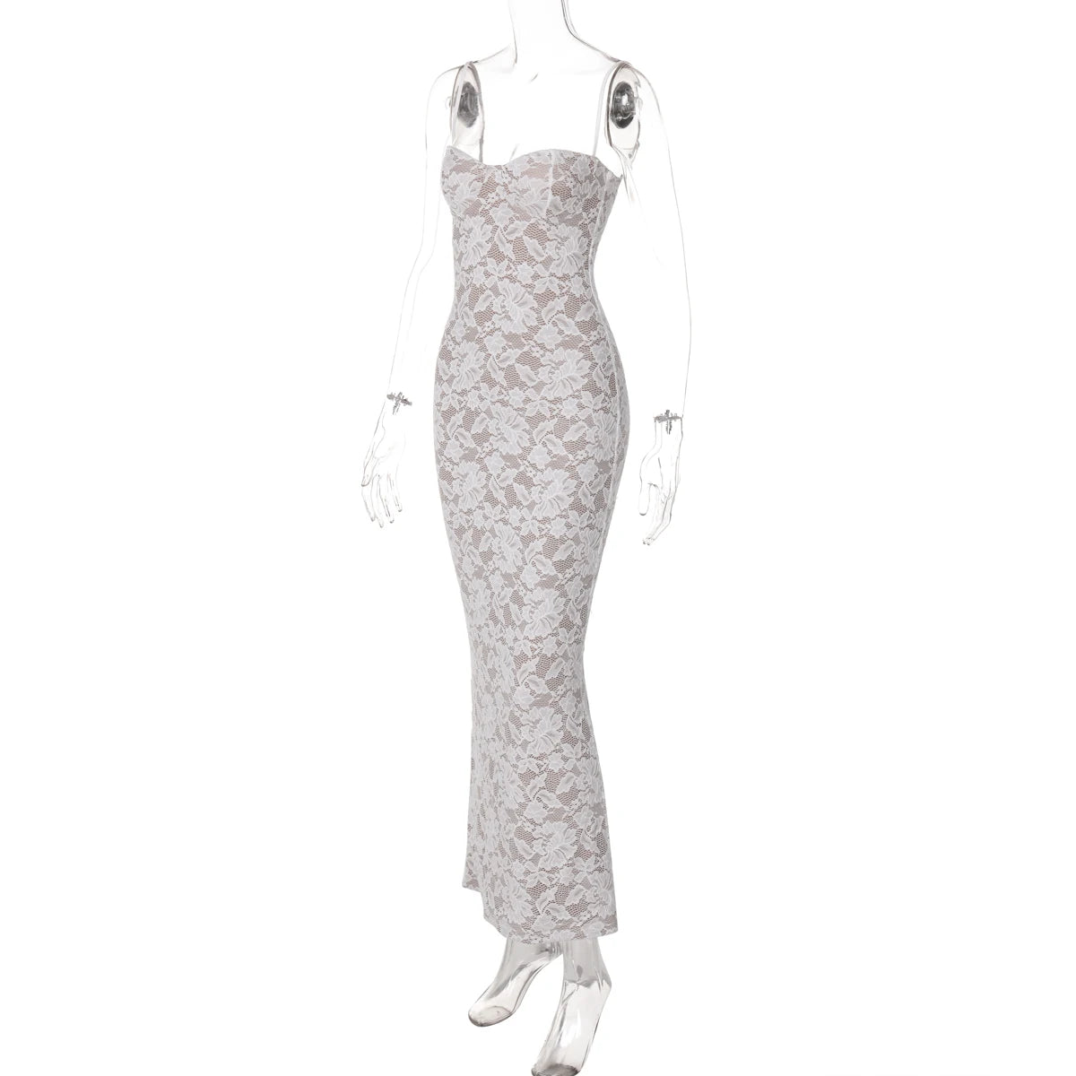 Women's Floral Print Slips Backless Dress™ Patchwork Mesh Slit Sexy Bodycon Maxi Dress