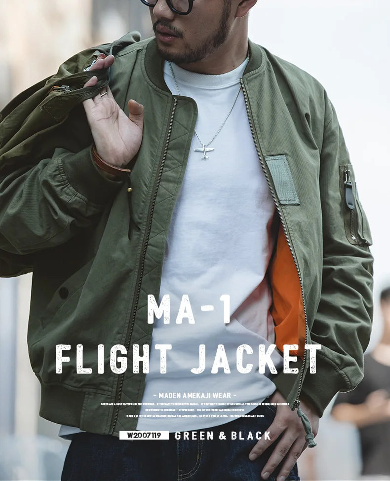 Men's Bomber Jacket™ Maden Retro MA1 Wind proof Jackets