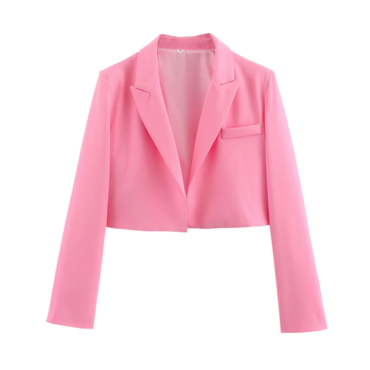 Women's Fashion Crop Blazer Jacket™ Long Sleeve Versatile Jacket