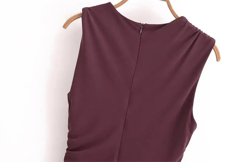 Women Dresses™ Fashion Tight Ruched Mini Dress