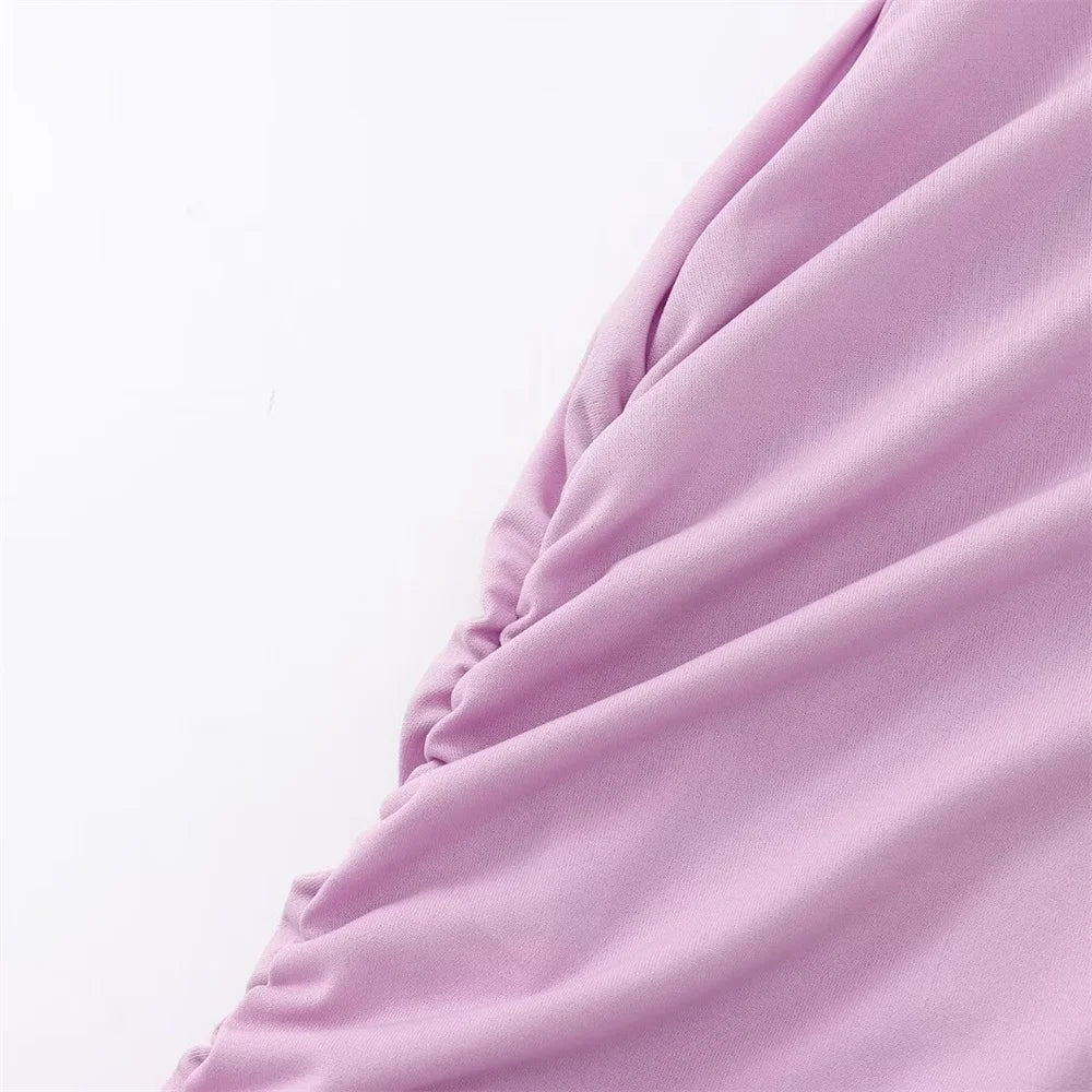 Women Dress™ Spring And Summer Fashionable Pleated Decorative Dress