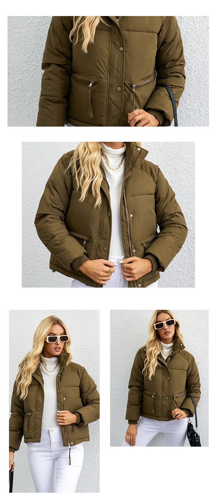 Women's Cotton Jacket™ Short Korean Collar Parkas jackets