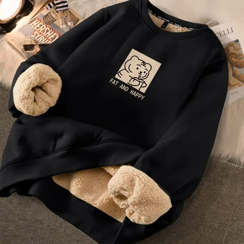 Women's Casual Loose Sweatshirts™ Lambs Wool Fleece