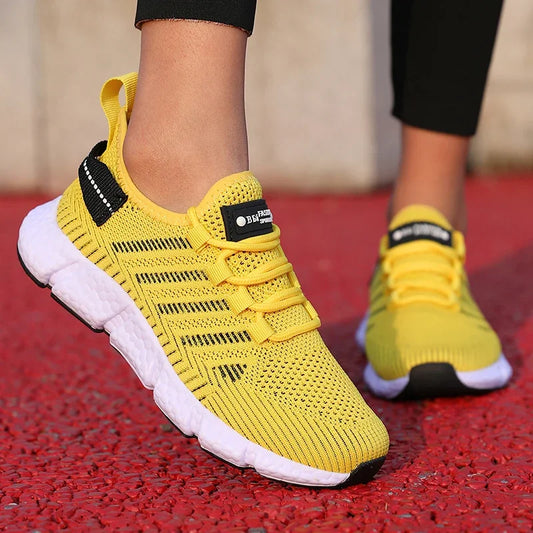 Women's Breathable Mesh Fabric Sneakers™ Lightweight Casual Versatile Flat Shoes