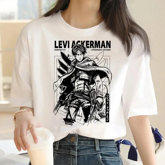 Women's T-Shirt™ Japanese Anime Attack on Titan Graphic Print Harajuku Short Sleeve Plus Size T Shirt