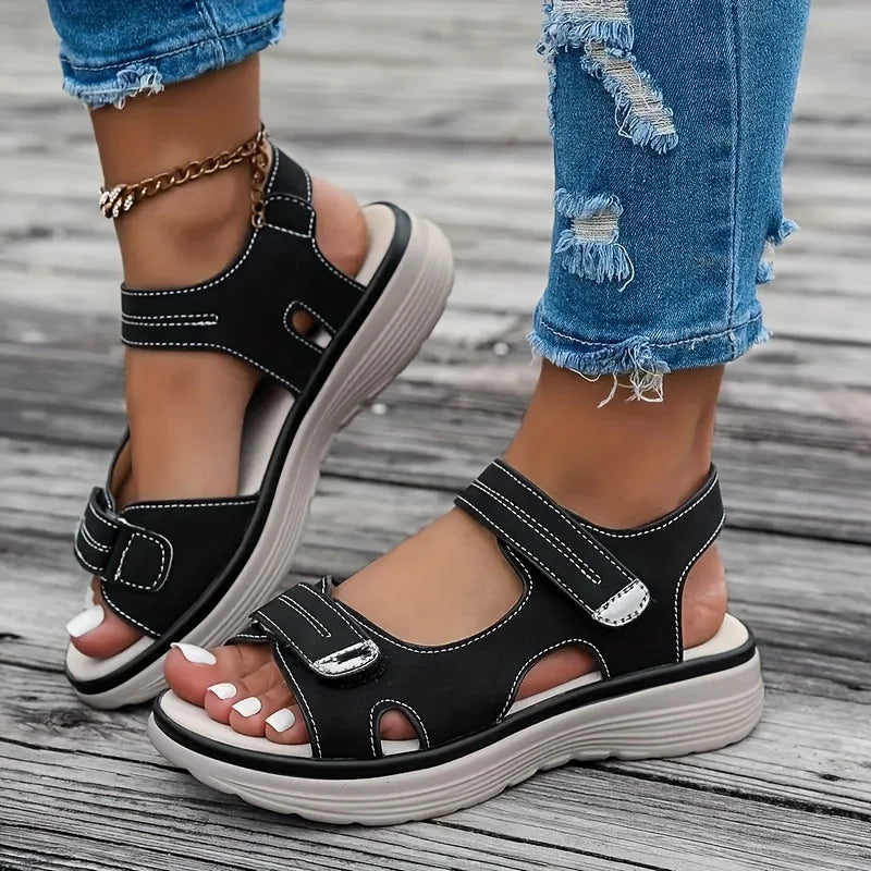 Women's Sole Durable Sandals™ Outdoor Beach Slippers Platform Sandals