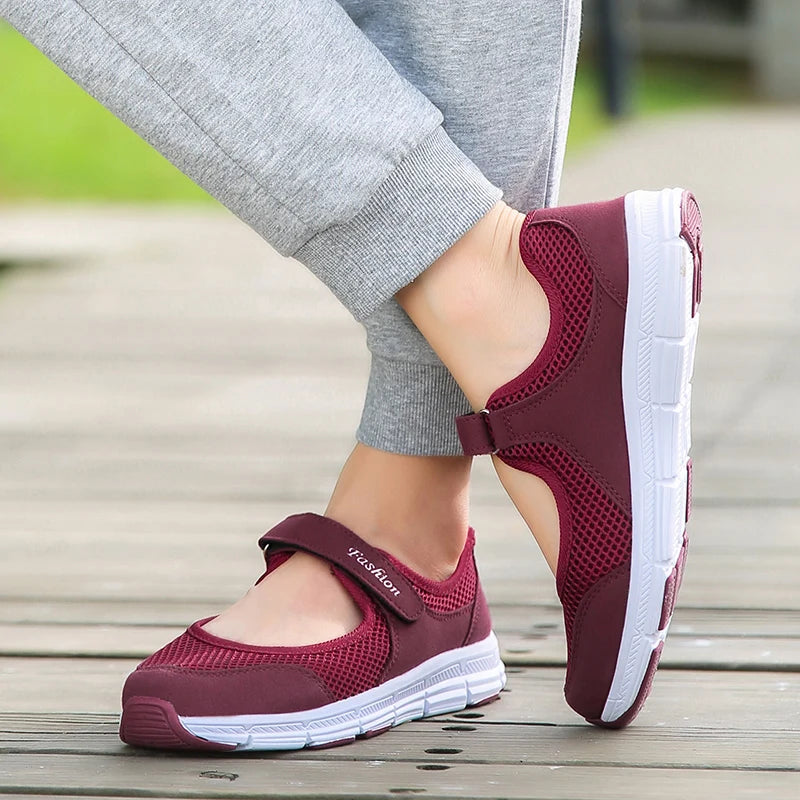 Women's Breathable Vulcanized Shoes™ Mesh Casual Walking Shoes