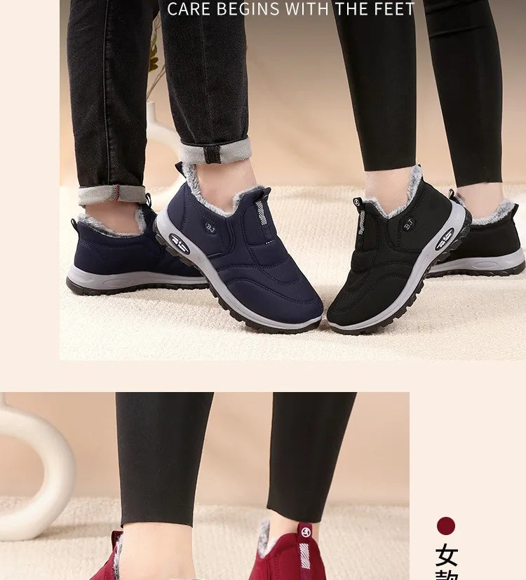 Women's Fleece Lined Snow Boots™ Winter Warm Waterproof Slip on Ankle Boots
